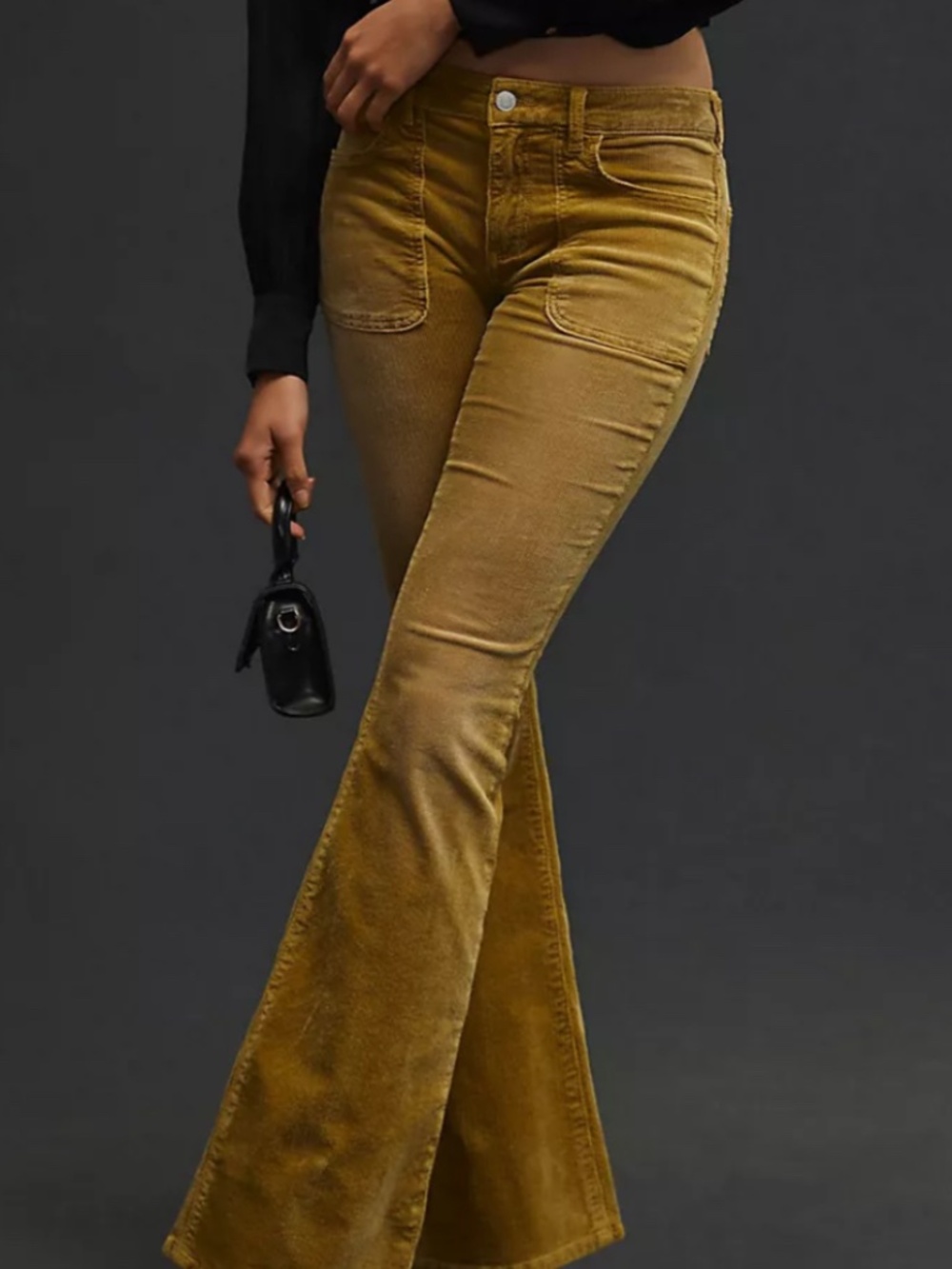 Pilcro anthropology the icon cord flare pants